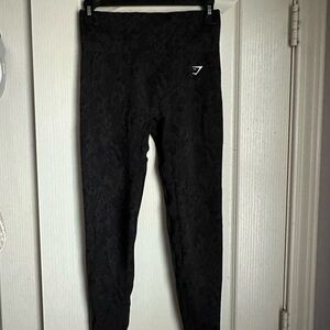 GYMSHARK black/grey adapt safari seamless leggings